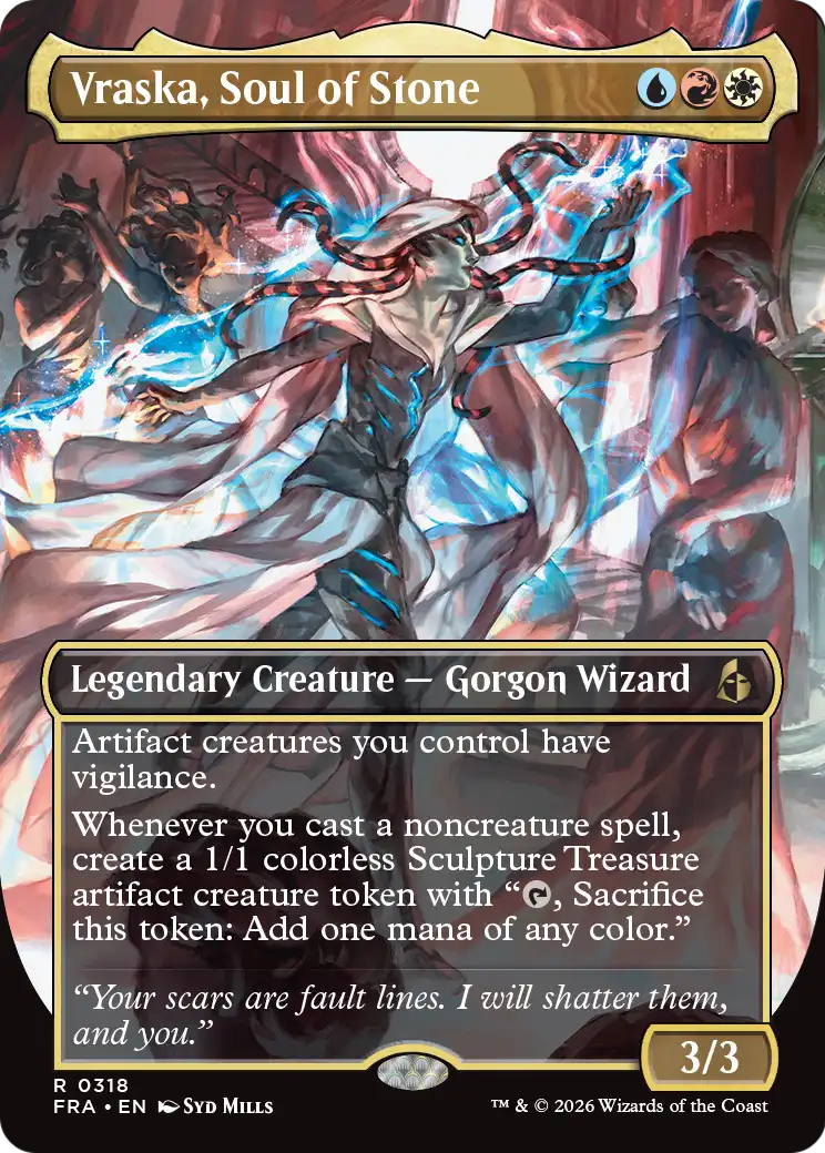 Vraska, Soul of Stone (Borderless) [Reality Fracture] | Card Citadel
