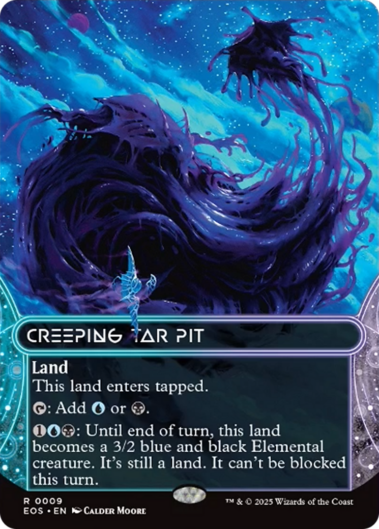 Creeping Tar Pit (0009) (Bordelress) [Edge of Eternities: Stellar Sights] | Card Citadel