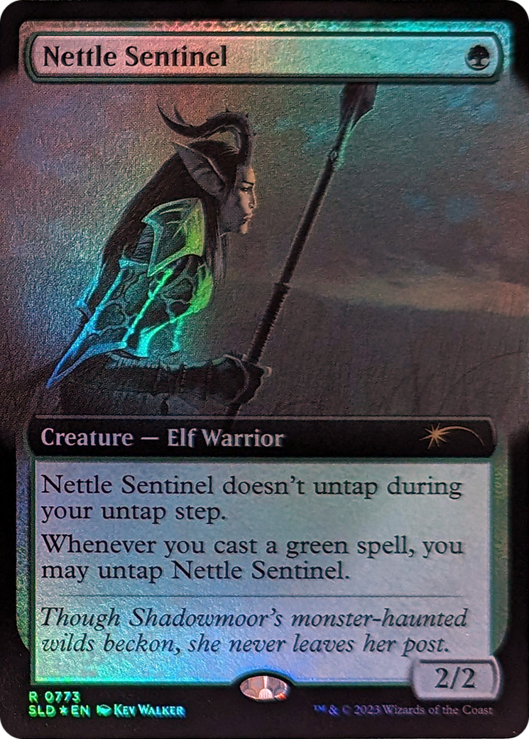 Nettle Sentinel (Extended Art) [Secret Lair Drop Series] | Card Citadel