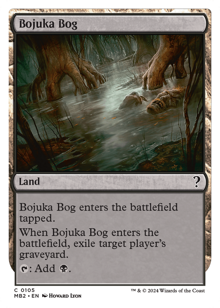 Bojuka Bog (White Border) [Mystery Booster 2] | Card Citadel