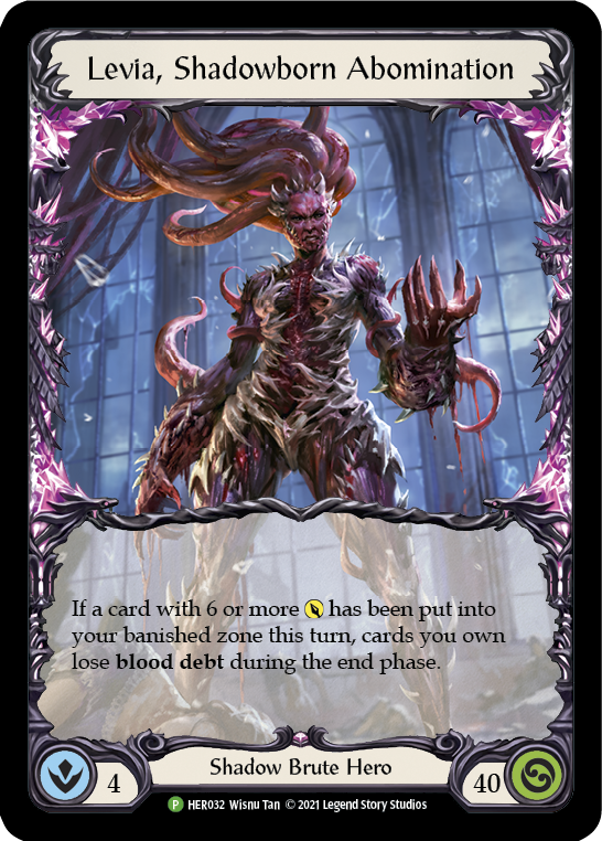 Levia, Shadowborn Abomination [HER032] (Promo)  Cold Foil | Card Citadel