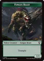 Goat // Fungus Beast Double-Sided Token [Secrets of Strixhaven Commander Tokens] | Card Citadel