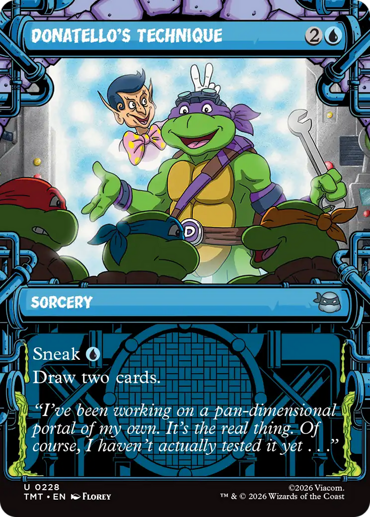 Donatello's Technique (Showcase) [Teenage Mutant Ninja Turtles] | Card Citadel