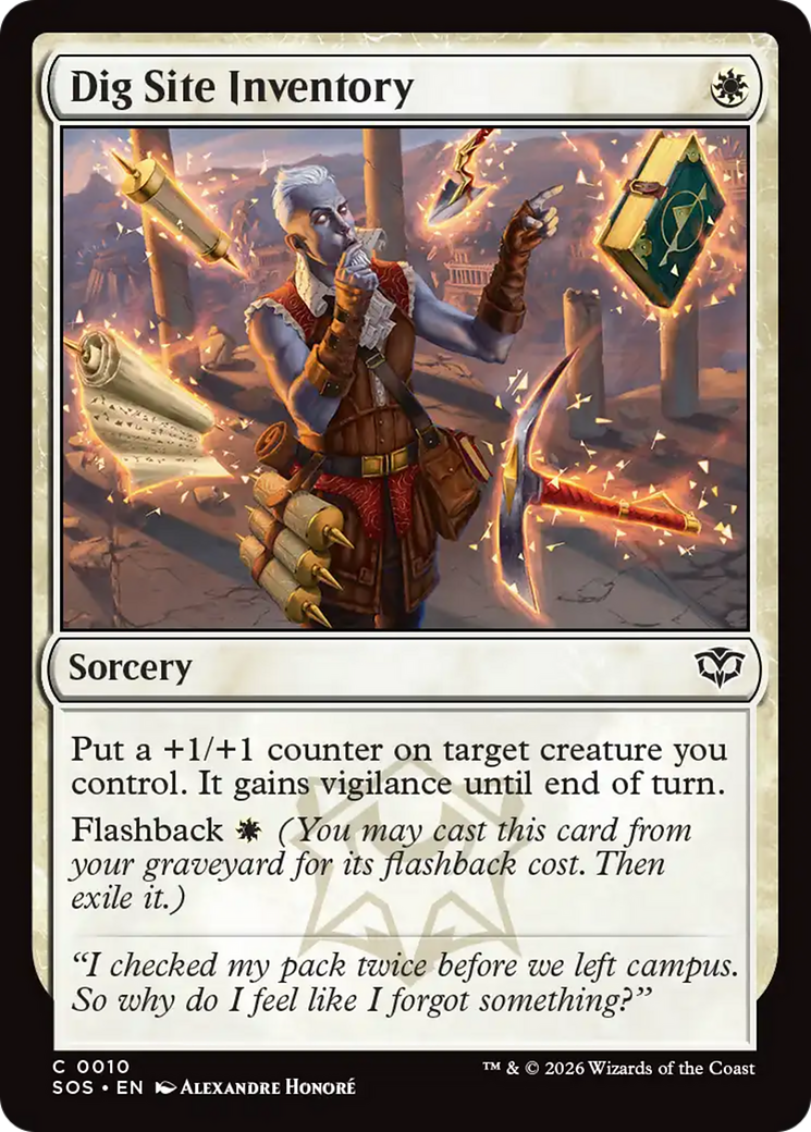 Dig Site Inventory [Secrets of Strixhaven] | Card Citadel