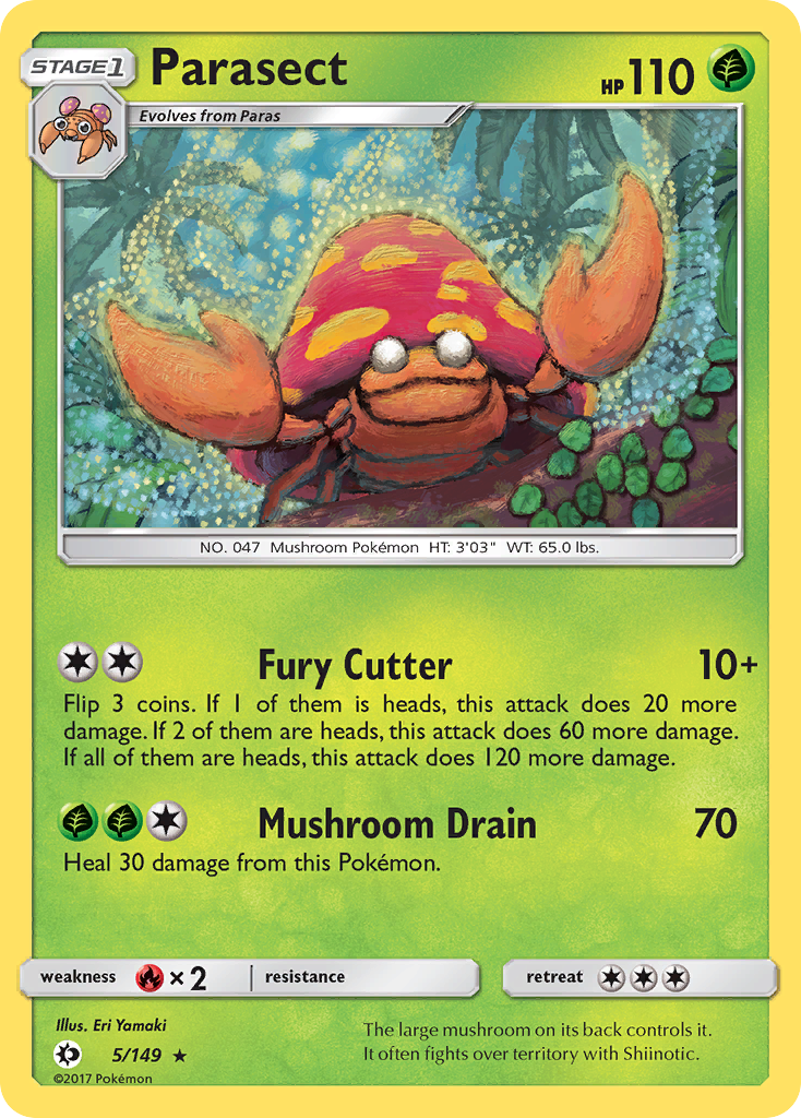 Parasect (5/149) [Sun & Moon: Base Set] | Card Citadel