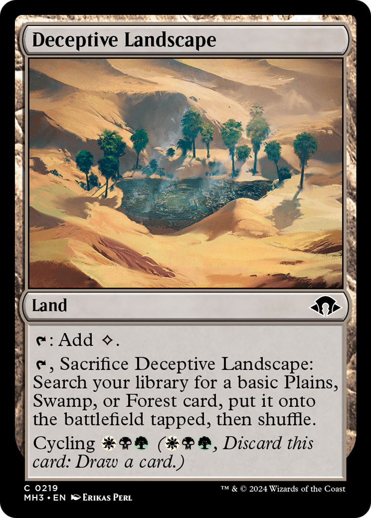 Deceptive Landscape [Modern Horizons 3] | Card Citadel