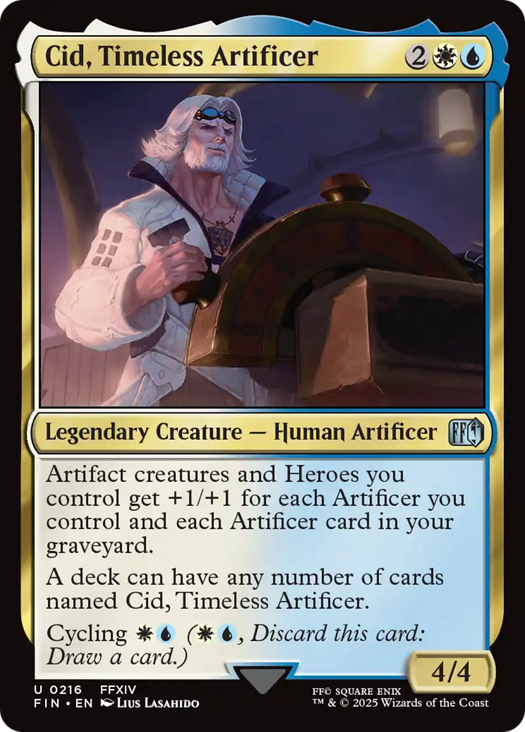 Cid, Timeless Artificer (0216) [FINAL FANTASY] | Card Citadel