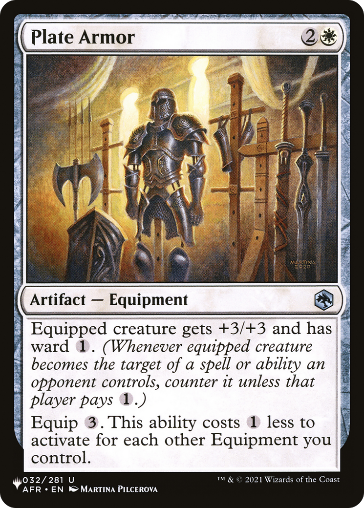 Plate Armor [The List Reprints] | Card Citadel