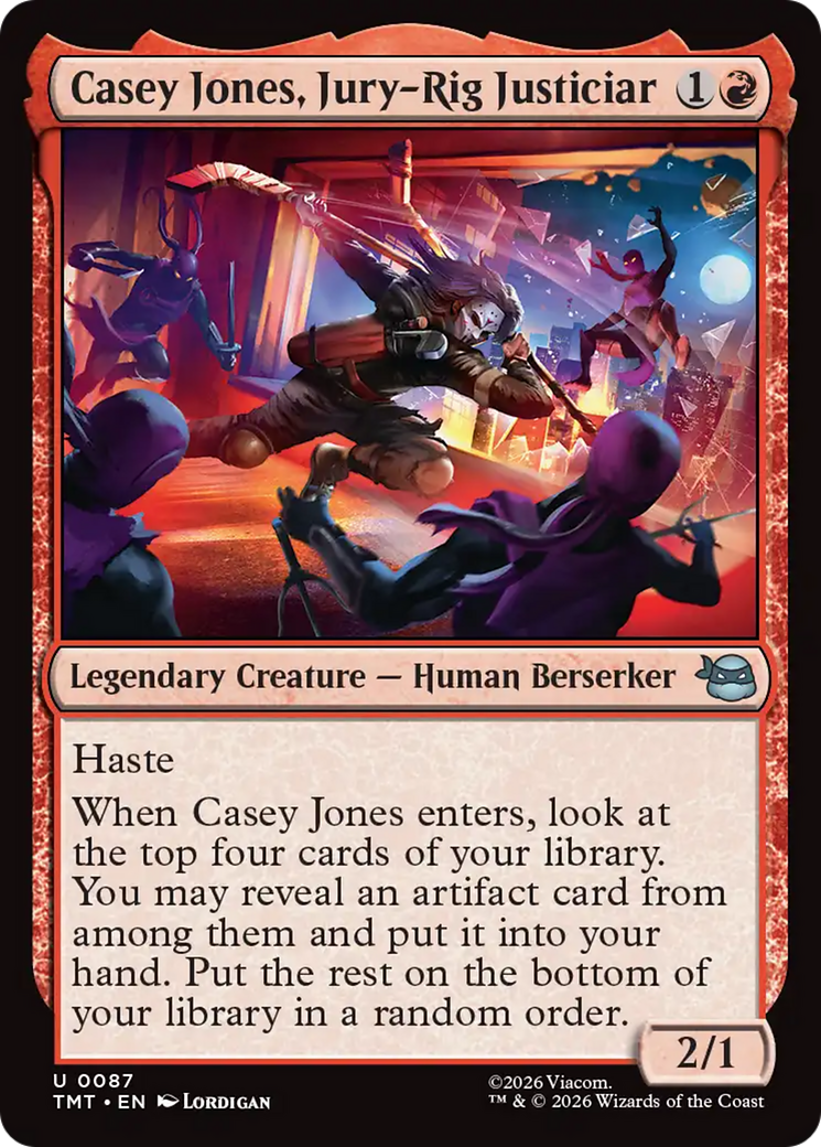 Casey Jones, Jury-Rig Justiciar [Teenage Mutant Ninja Turtles] | Card Citadel