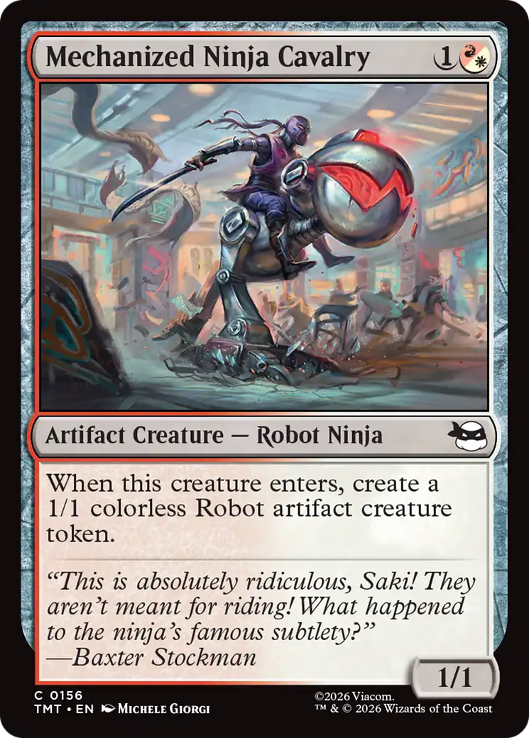 Mechanized Ninja Cavalry [Teenage Mutant Ninja Turtles] | Card Citadel