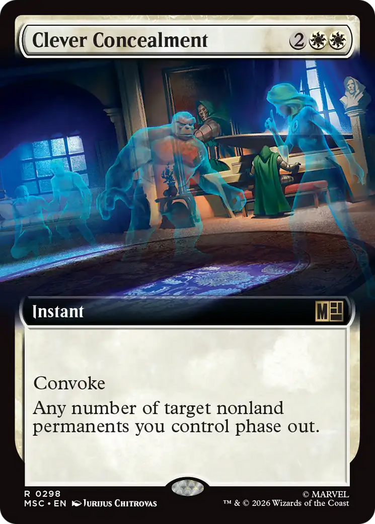 Clever Concealment (Extended Art) [Marvel Super Heroes Commander] | Card Citadel