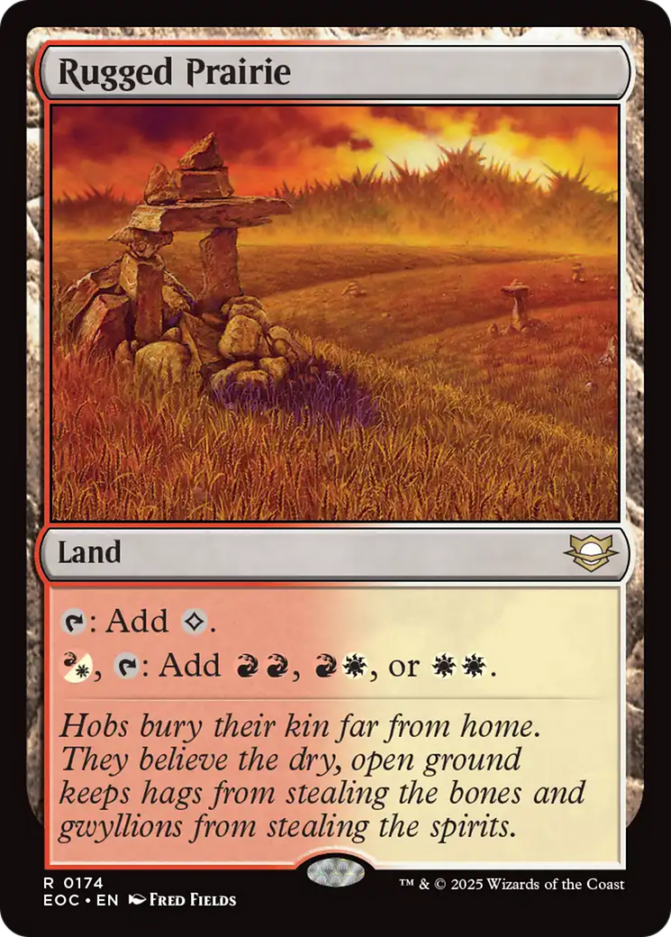 Rugged Prairie [Edge of Eternities Commander] | Card Citadel