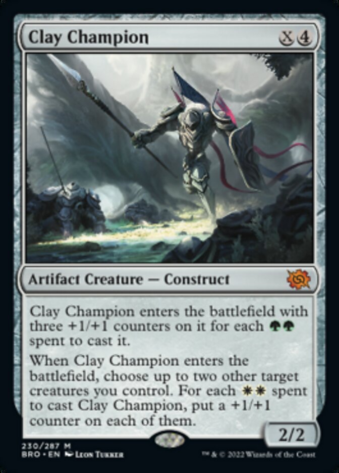 Clay Champion (Promo Pack) [The Brothers' War Promos] | Card Citadel