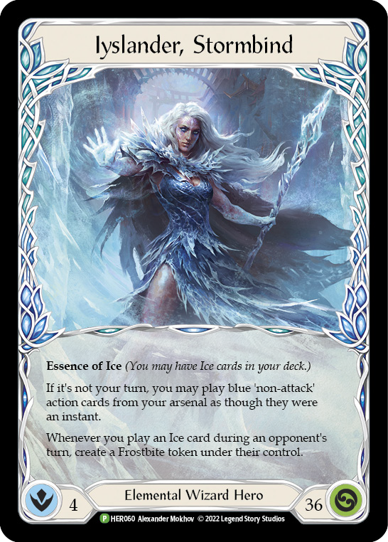 Iyslander, Stormbind [HER060] (Promo)  Cold Foil | Card Citadel