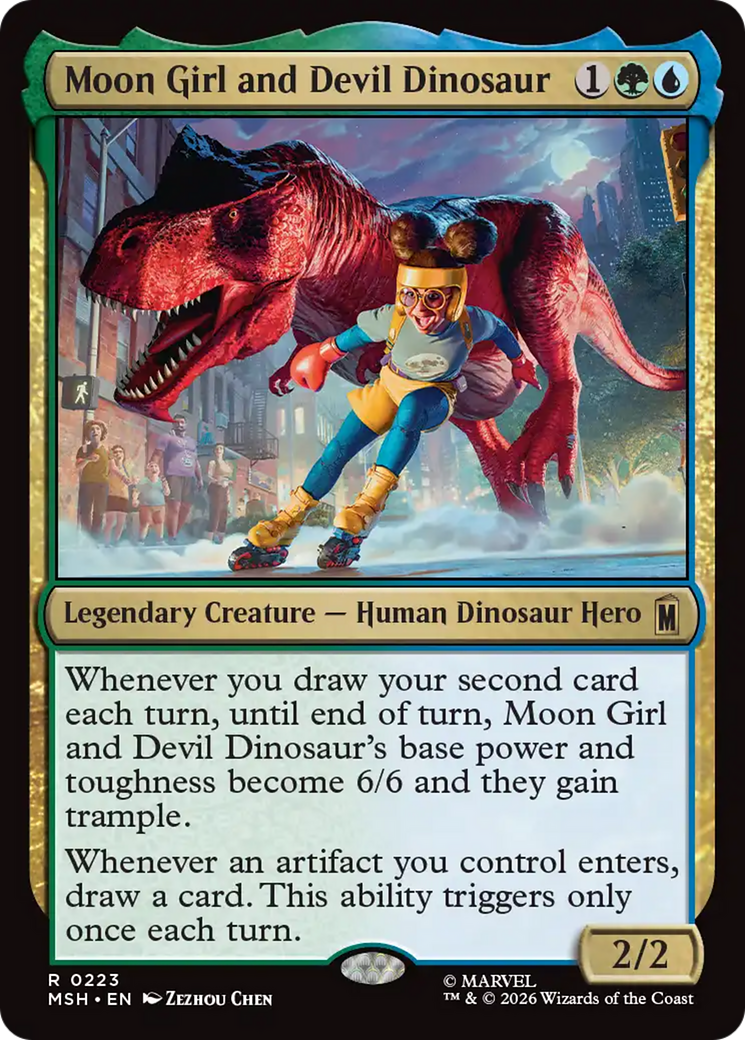 Moon Girl and Devil Dinosaur [Marvel Super Heroes] | Card Citadel