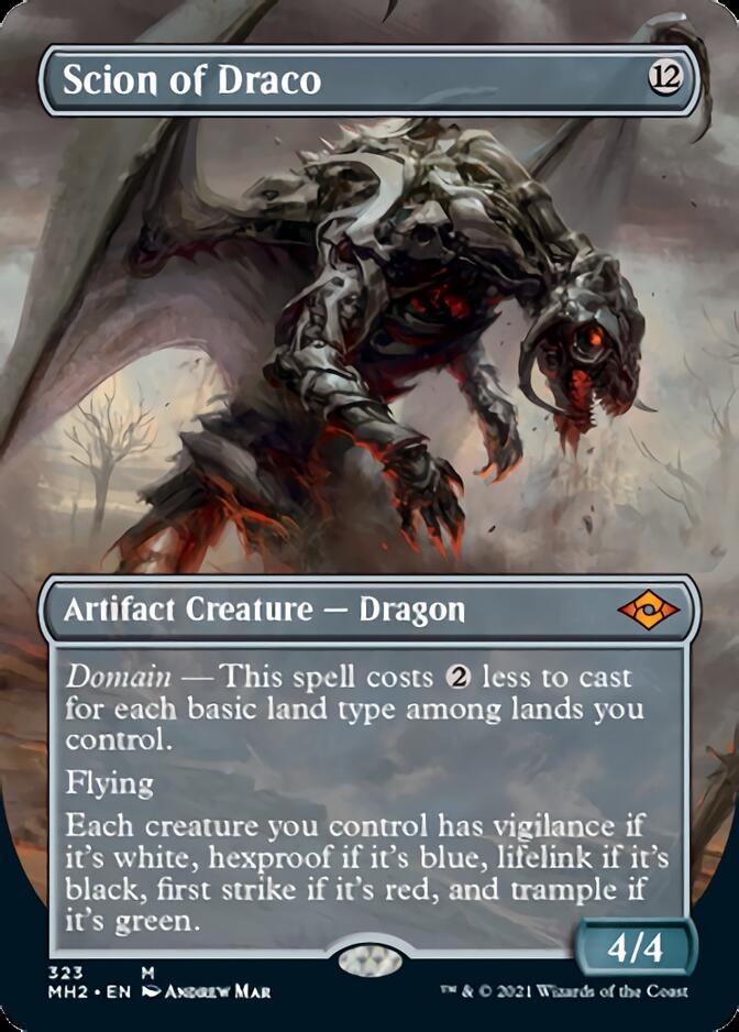 Scion of Draco (Borderless Alternate Art) [Modern Horizons 2] | Card Citadel