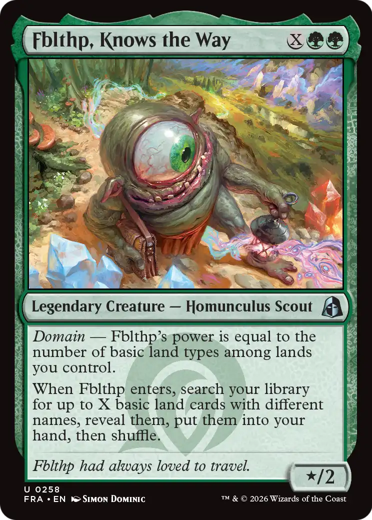 Fblthp, Knows the Way [Reality Fracture] | Card Citadel