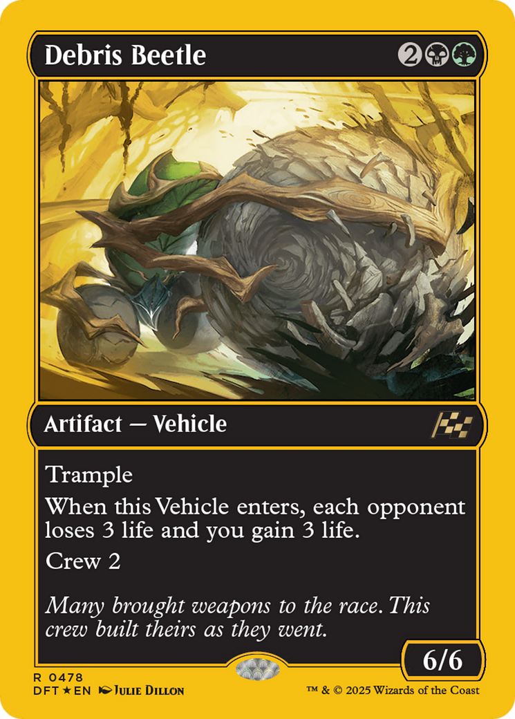 Debris Beetle (First-Place Foil) [Aetherdrift] | Card Citadel