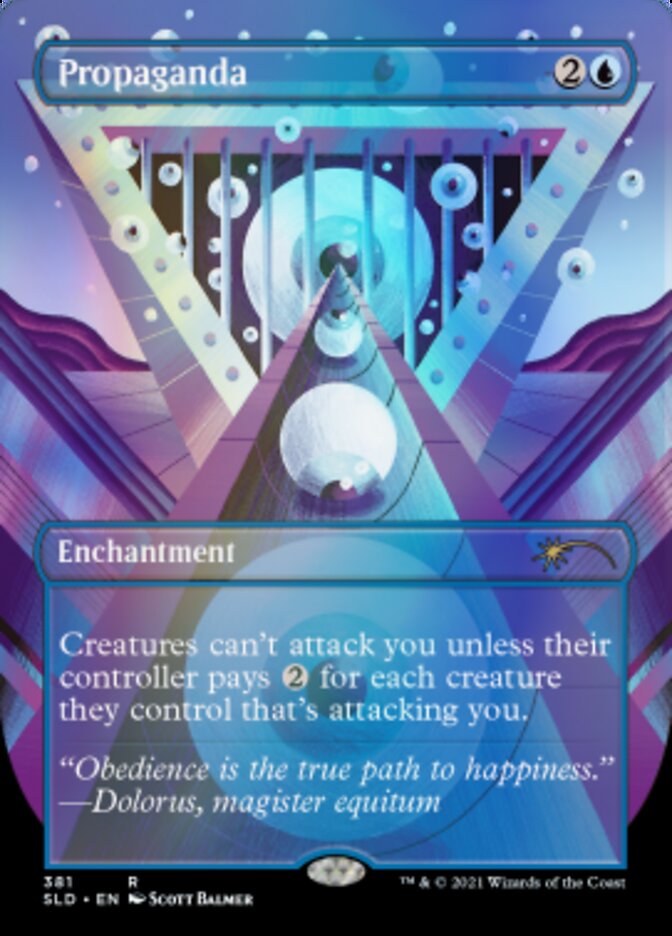 Propaganda // Propaganda (Borderless) [Secret Lair Drop Series] | Card Citadel