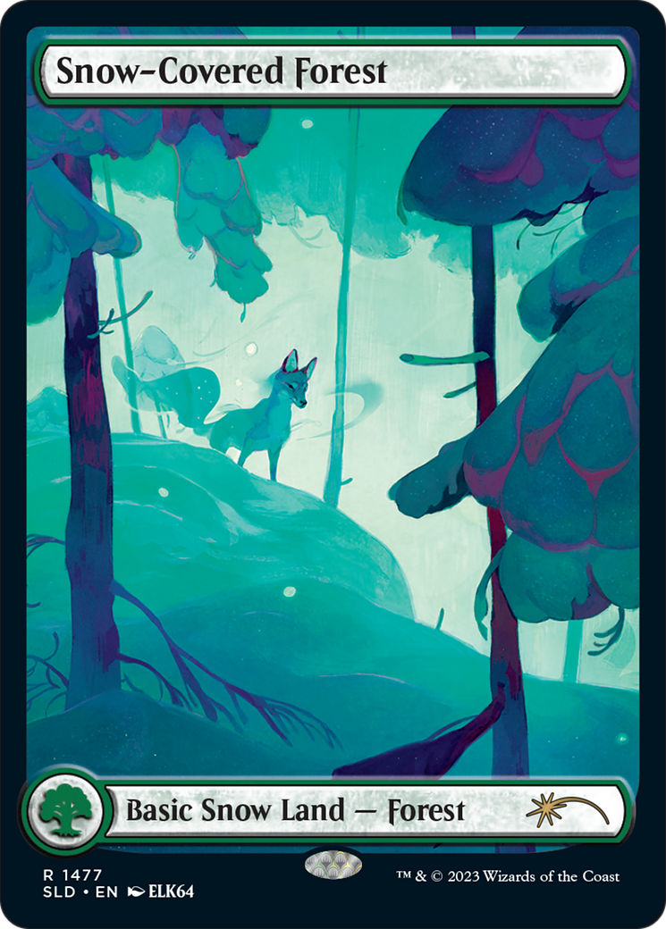 Snow-Covered Forest (1477) [Secret Lair Drop Series] | Card Citadel