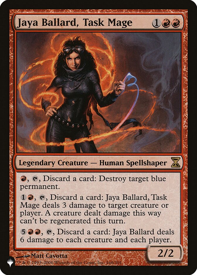 Jaya Ballard, Task Mage [The List] | Card Citadel