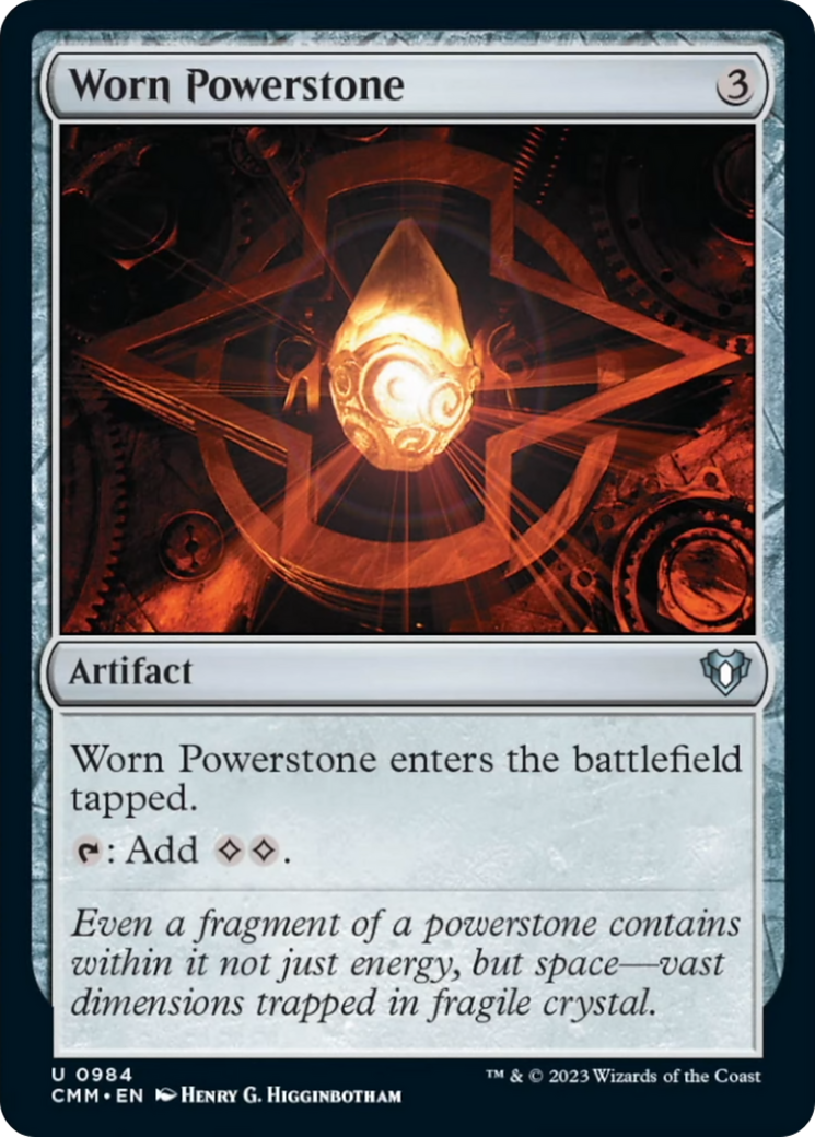 Worn Powerstone [Commander Masters] | Card Citadel