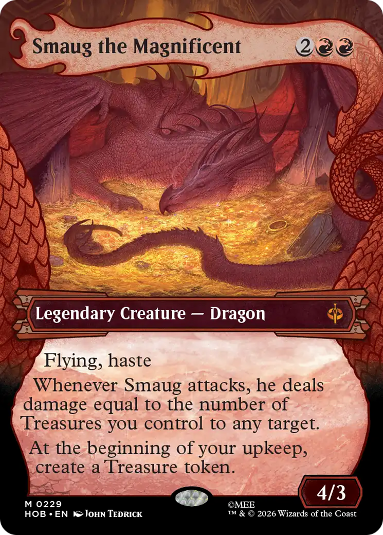 Smaug the Magnificent (Showcase) [The Hobbit] | Card Citadel