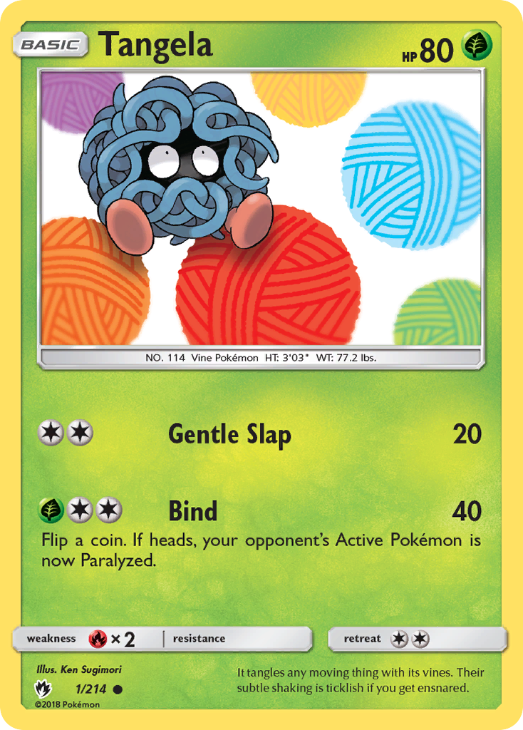 Tangela (1/214) [Sun & Moon: Lost Thunder] | Card Citadel