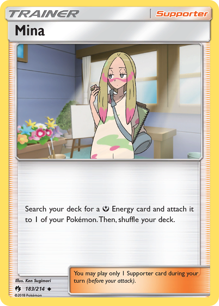 Mina (183/214) [Sun & Moon: Lost Thunder] | Card Citadel