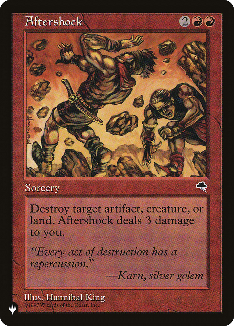 Aftershock [The List Reprints] | Card Citadel