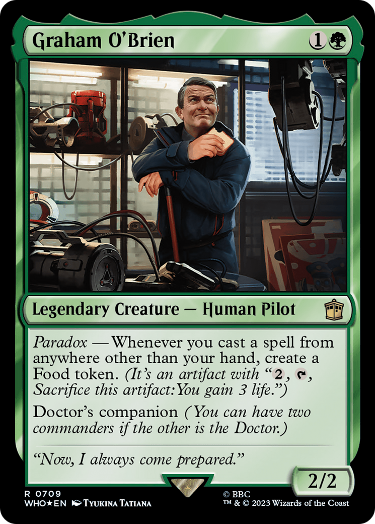 Graham O'Brien (Surge Foil) [Doctor Who] | Card Citadel