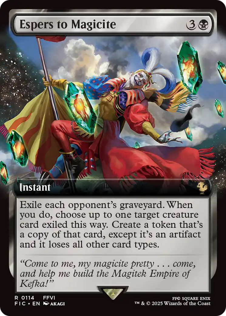 Espers to Magicite (Extended Art) [FINAL FANTASY Commander] | Card Citadel