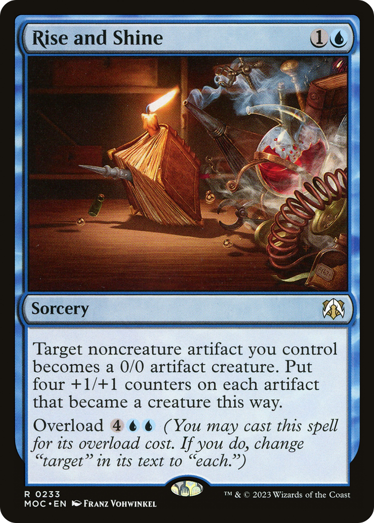 Rise and Shine [March of the Machine Commander] | Card Citadel