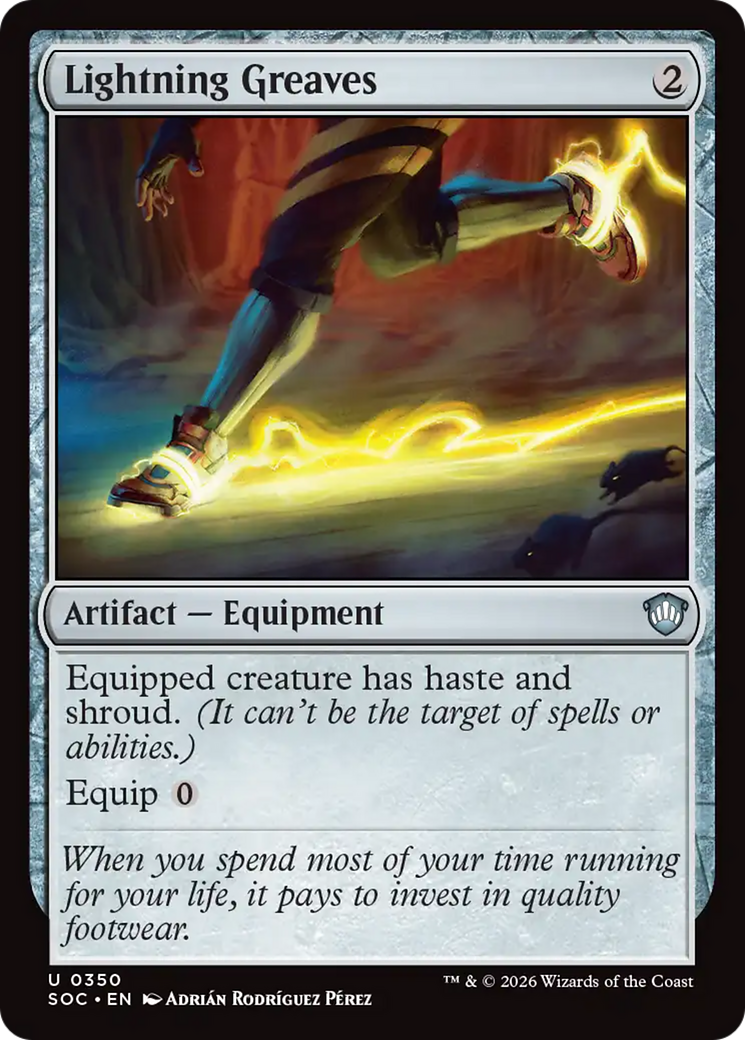 Lightning Greaves [Secrets of Strixhaven Commander] | Card Citadel