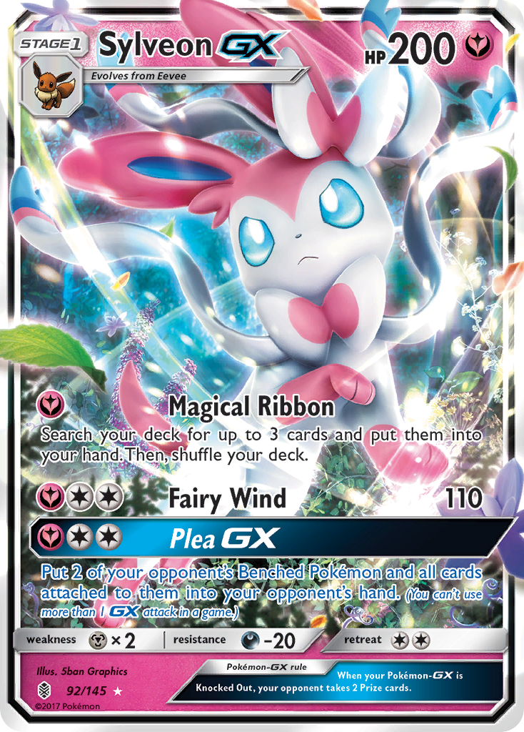 Sylveon GX (92/145) [Sun & Moon: Guardians Rising] | Card Citadel