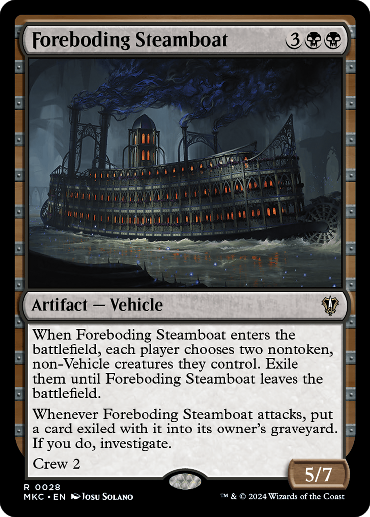 Foreboding Steamboat [Murders at Karlov Manor Commander] | Card Citadel