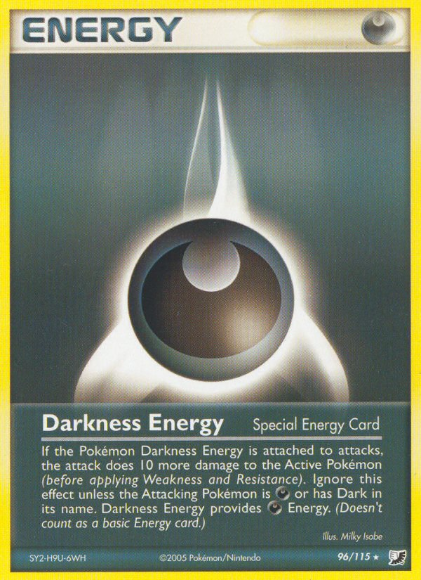 Darkness Energy (96/115) [EX: Unseen Forces] | Card Citadel