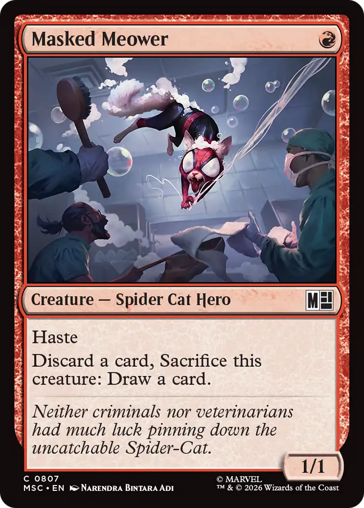 Masked Meower [Marvel Super Heroes Commander] | Card Citadel