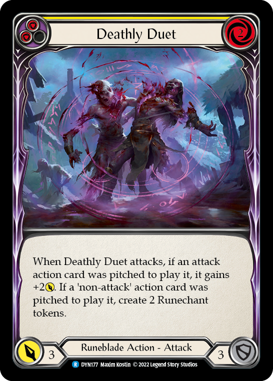 Deathly Duet (Yellow) [DYN177] (Dynasty) | Card Citadel