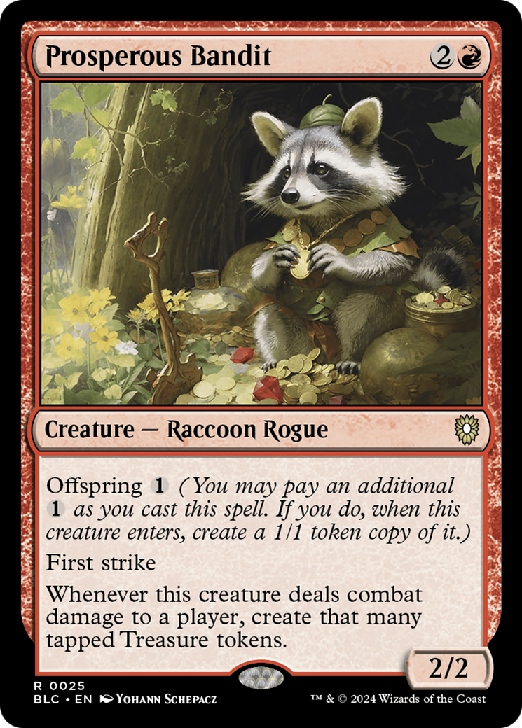 Prosperous Bandit [Bloomburrow Commander] | Card Citadel