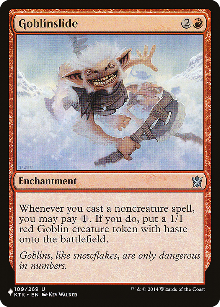 Goblinslide [The List] | Card Citadel