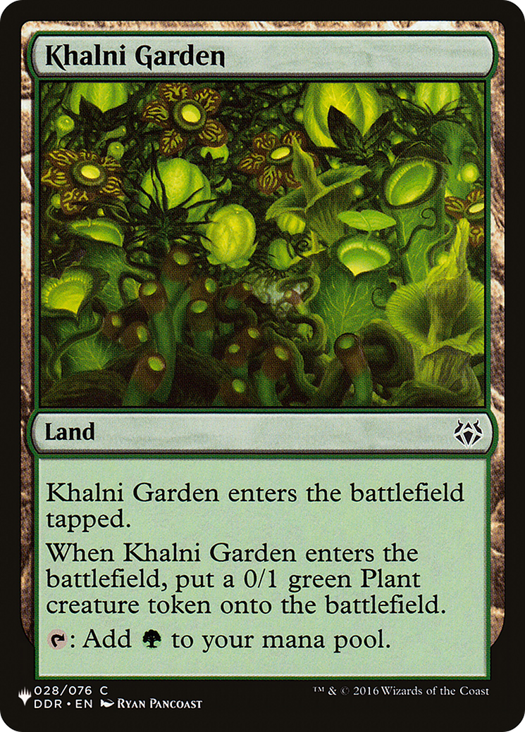 Khalni Garden [The List] | Card Citadel