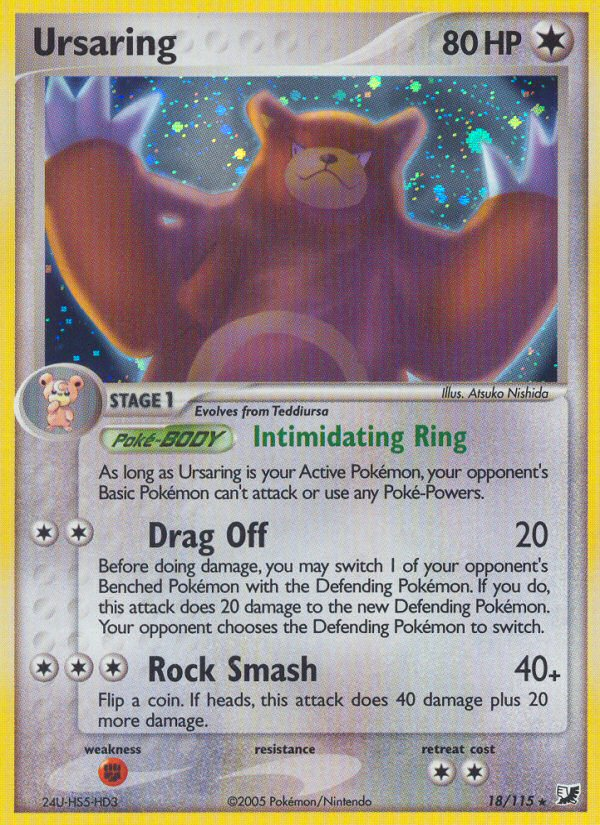 Ursaring (18/115) [EX: Unseen Forces] | Card Citadel