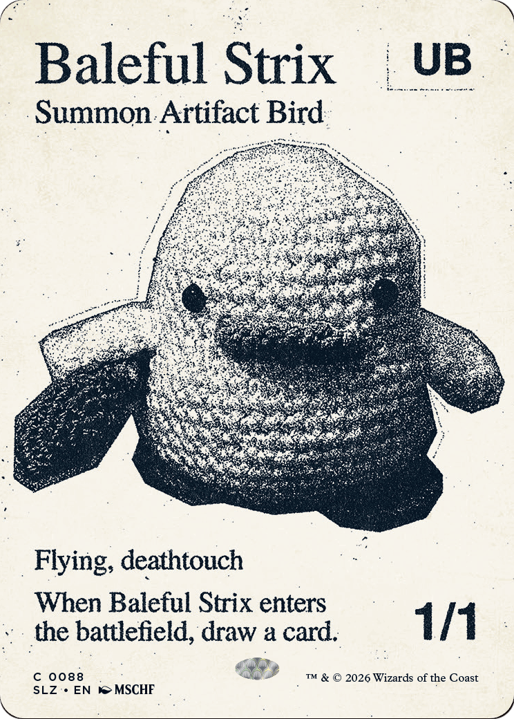 Baleful Strix (0088) [Secret Lair x MSCHF: The Zeta Set] | Card Citadel