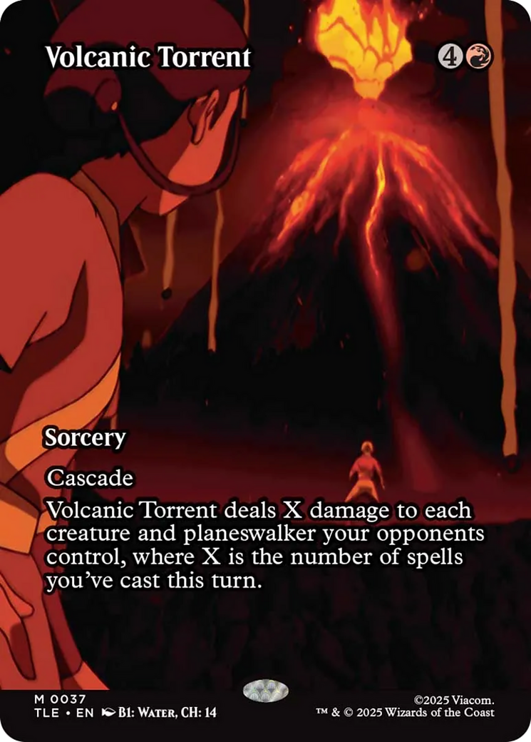 Volcanic Torrent (Borderless) [Avatar: The Last Airbender: Eternal-Legal] | Card Citadel