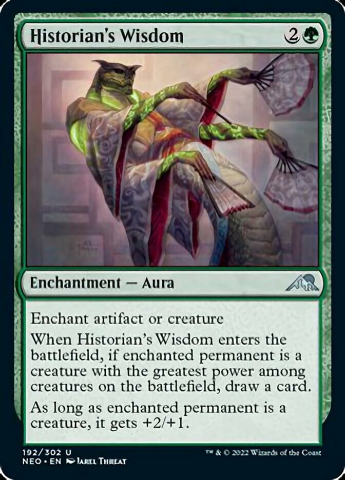 Historian's Wisdom [Kamigawa: Neon Dynasty] | Card Citadel