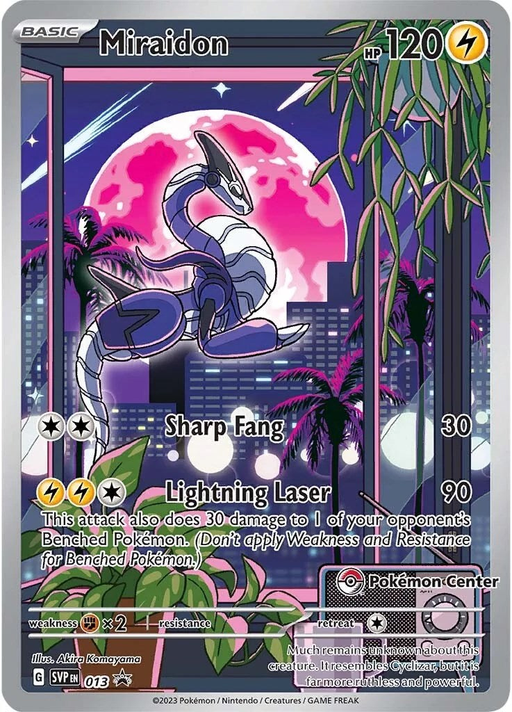 Miraidon (013) (Pokemon Center Exclusive) [Scarlet & Violet: Black Star Promos] | Card Citadel