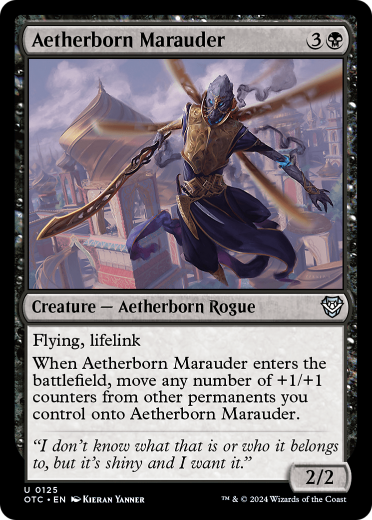 Aetherborn Marauder [Outlaws of Thunder Junction Commander] | Card Citadel