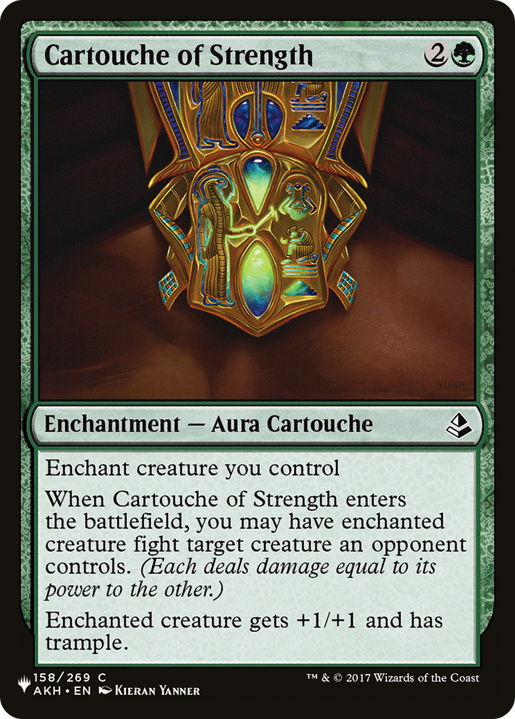 Cartouche of Strength [The List Reprints] | Card Citadel