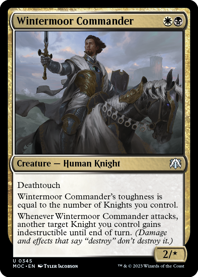 Wintermoor Commander [March of the Machine Commander] | Card Citadel